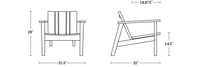 A product dimensions graphic