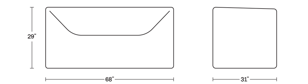 A product dimensions graphic