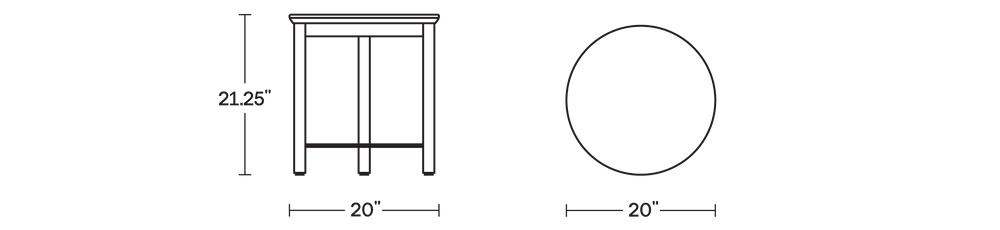 A product dimensions graphic