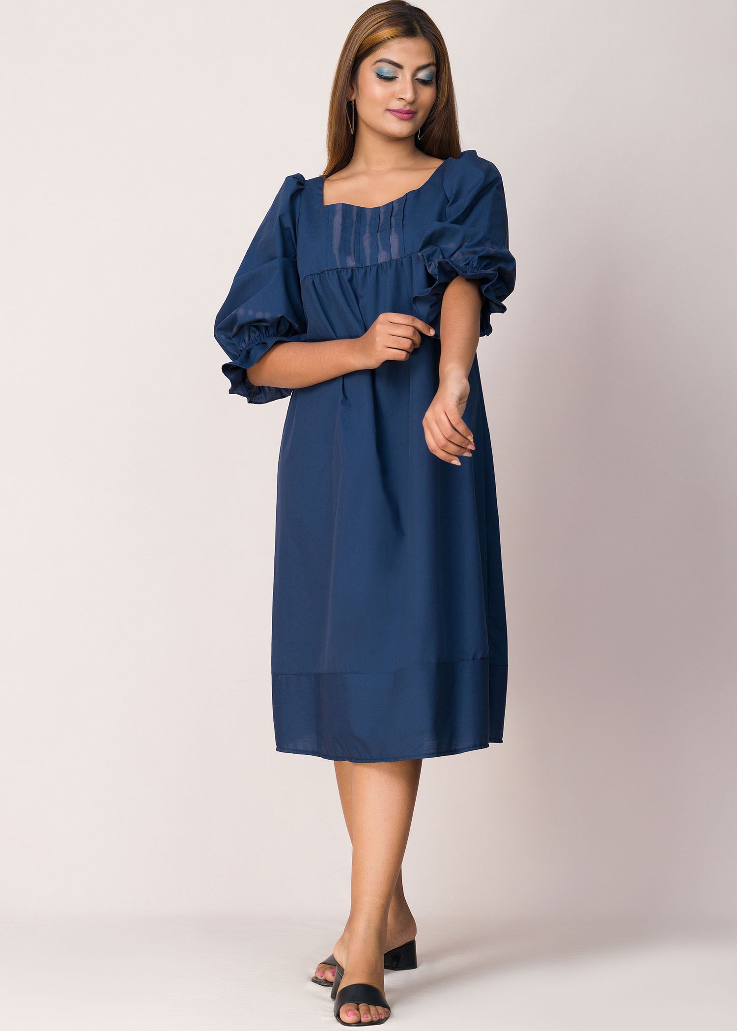 l'or  ballon sleeve dress