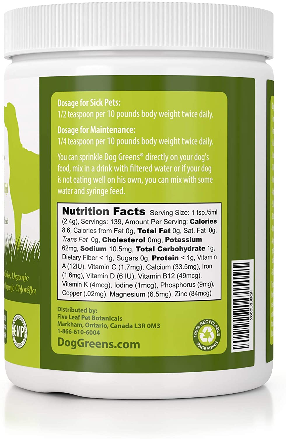 vegetable supplement for dogs