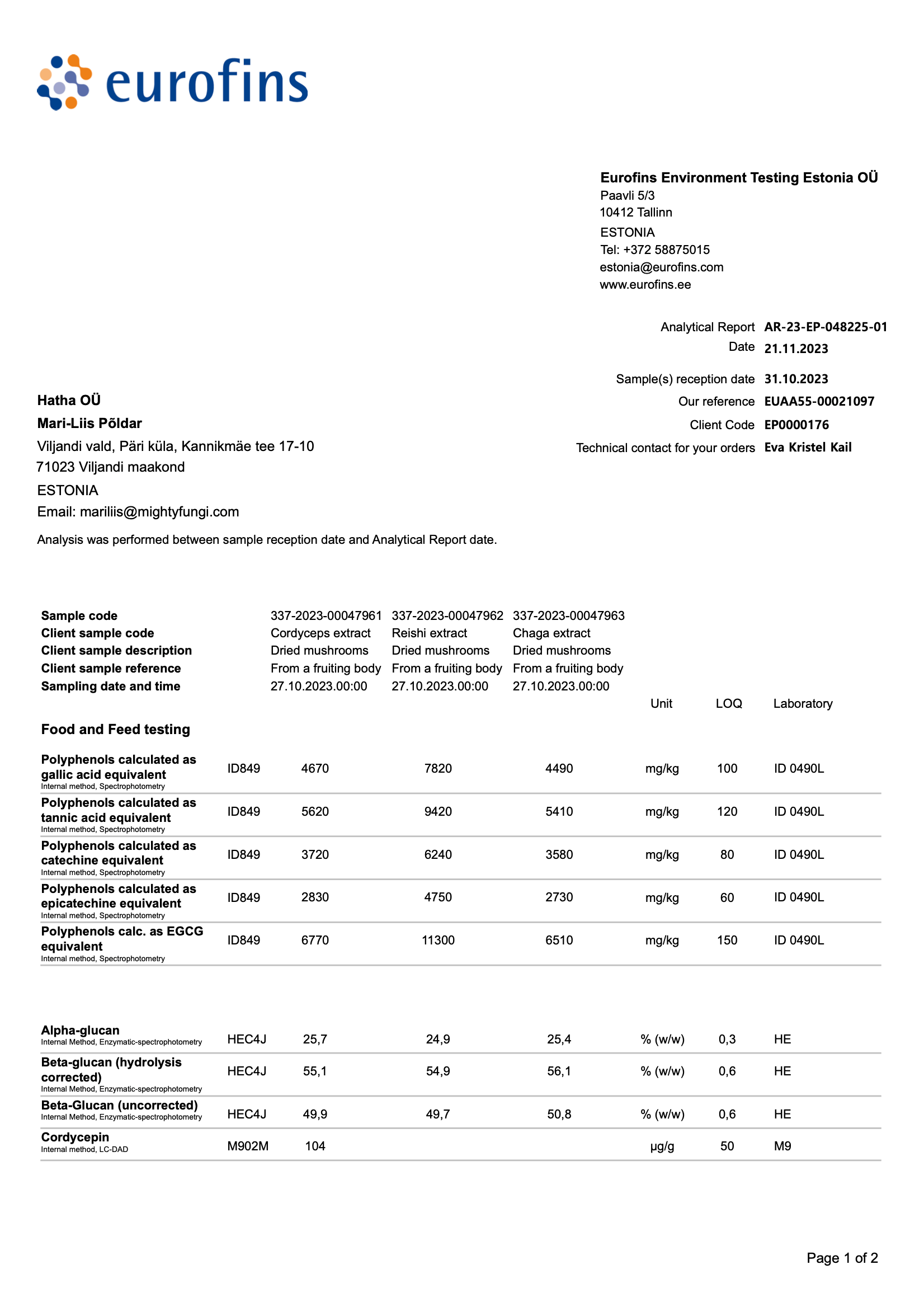 eurofins tests 1