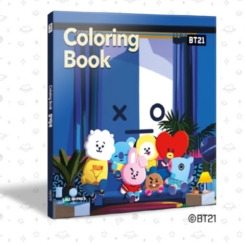 990  Bt21 Coloring Pages Tata  Free