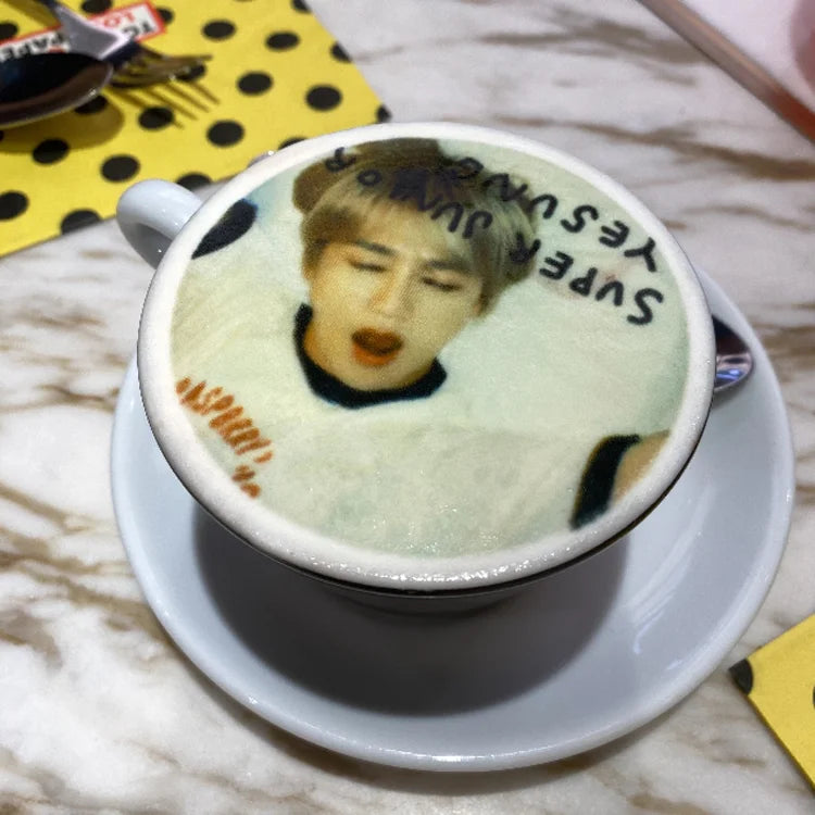 High Performance 3D Selfie Latte Art 4 Cup Coffee Maker design Inkjet  Edible Printer Face Price Evebot Machine Cafe Print Picture on - China Buy Coffee  Printer Japan and Printing on Cake