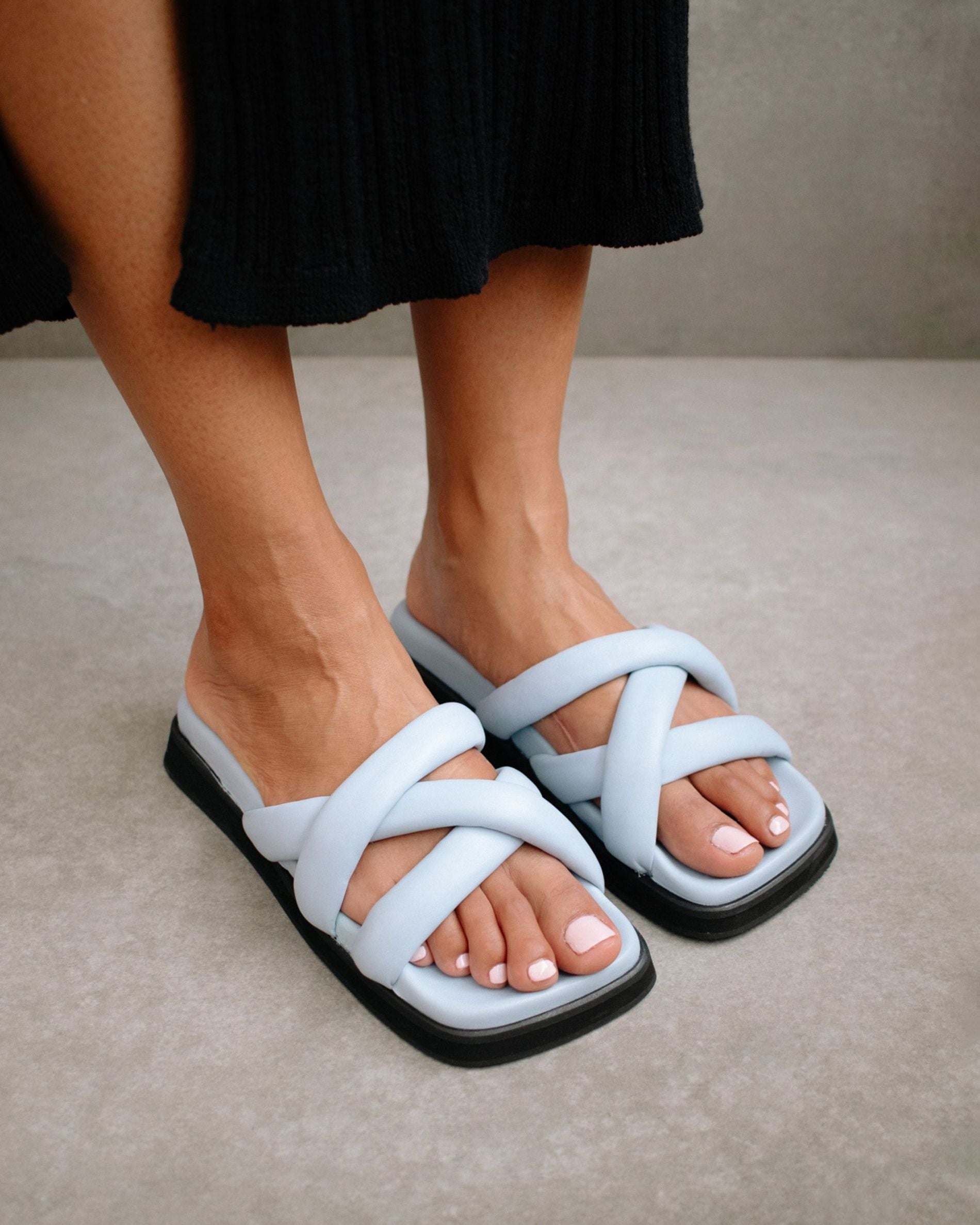 Slip On Cross - Baby Blue