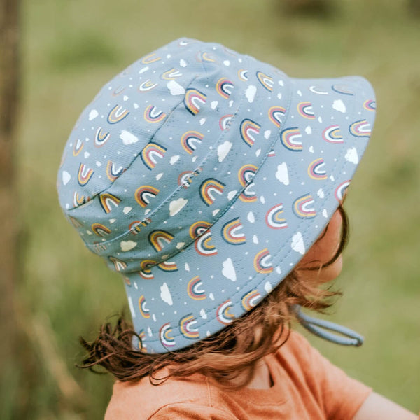 BEDHEAD HATS REVERSIBLE CREWE STEELE Bucket Sun Hat Boys – Tiddlers Kids