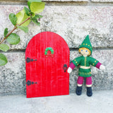 Red Elf door with Kindness Elf Christmas Elf