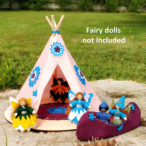 Fairy doll teepee house 