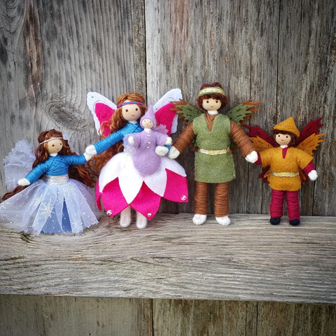 Fairy family wildflower toys