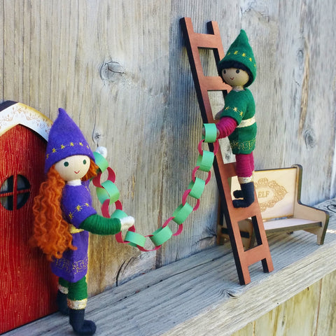 Kindness Elves decorating for Christmas