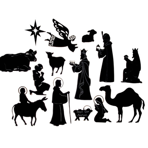 Nativity Shadow puppets