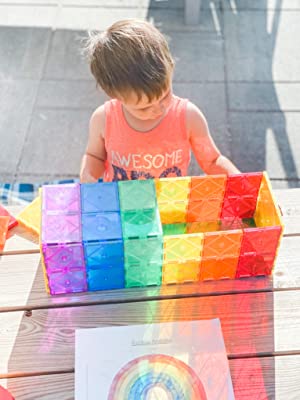 Magnetic Tiles Beginner Set Toddler Girls and Boys Toys, Sensory Toys –  Soyeeglobal