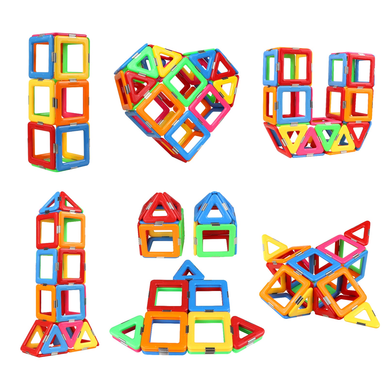 Magnetic Tiles with Cars 78PCS, Kids Gifts & Toys for 3 Year Old