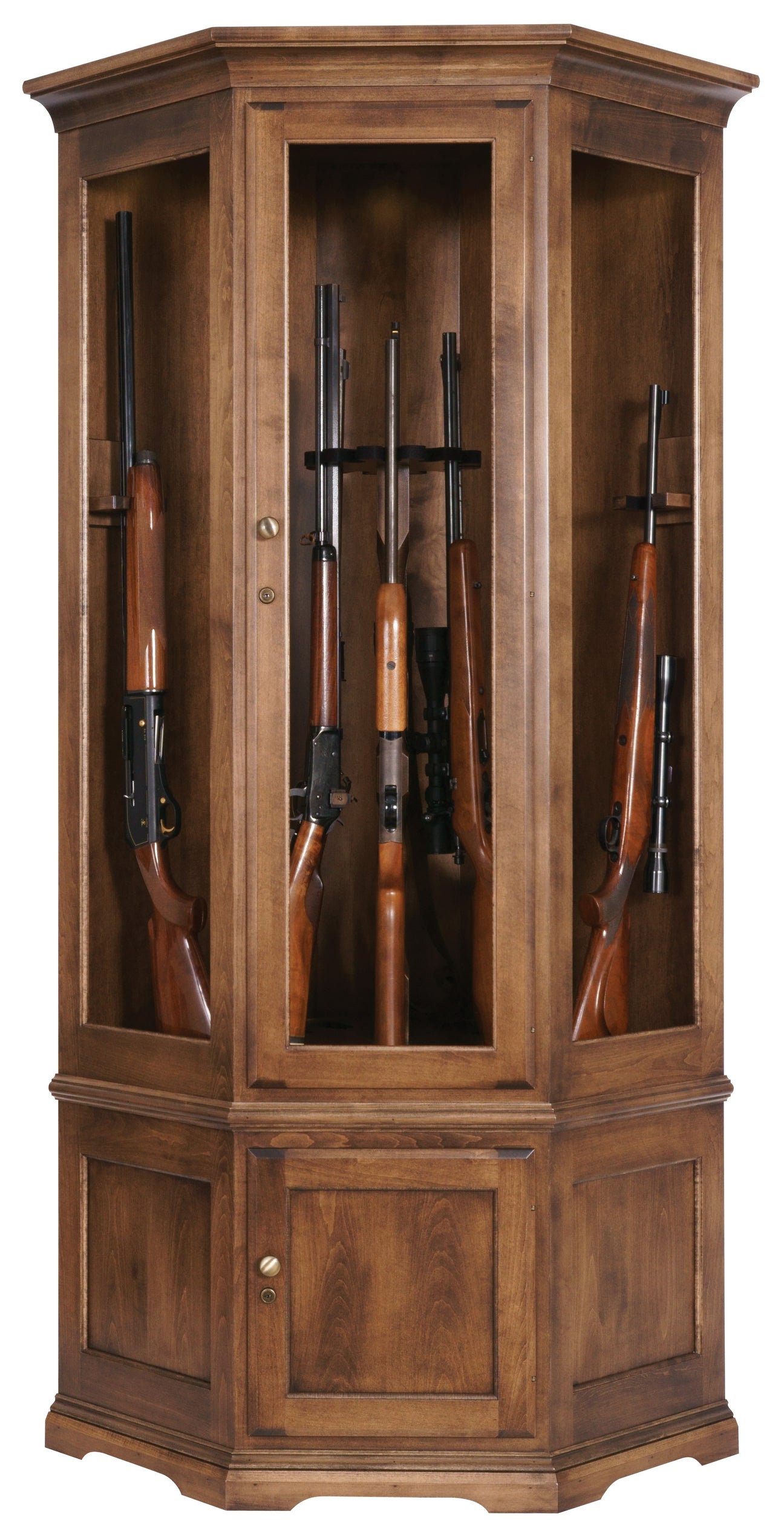 The Revolver Corner Gun Cabinet With Rotating Gun Rack Carousel   214 TC DSC01308 1 1296x 