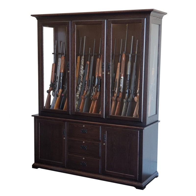 The Texan 20 Gun Cabinet Modern Amish Furniture   402 220 Jesse James Gun Cabinet CLF WEB 800x800 1080x 