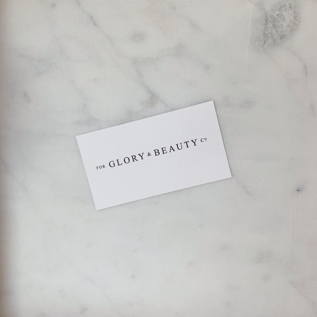 For Glory and Beauty Co. | A modern stationery company