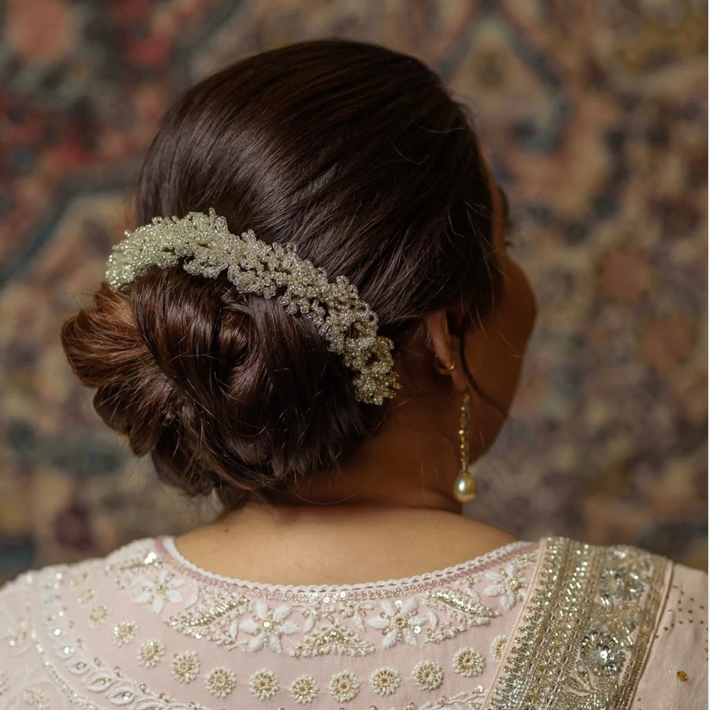 Amazing Ways To Wear Hair Buns With Traditional Sarees! | Bun hairstyles,  Backless dress formal, Traditional sarees