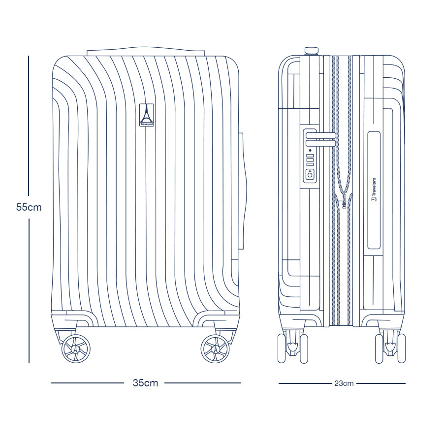 Maxlite® Air Slim Carry-on Hardside Spinner 55cm (55 x 40 x 20 cm)