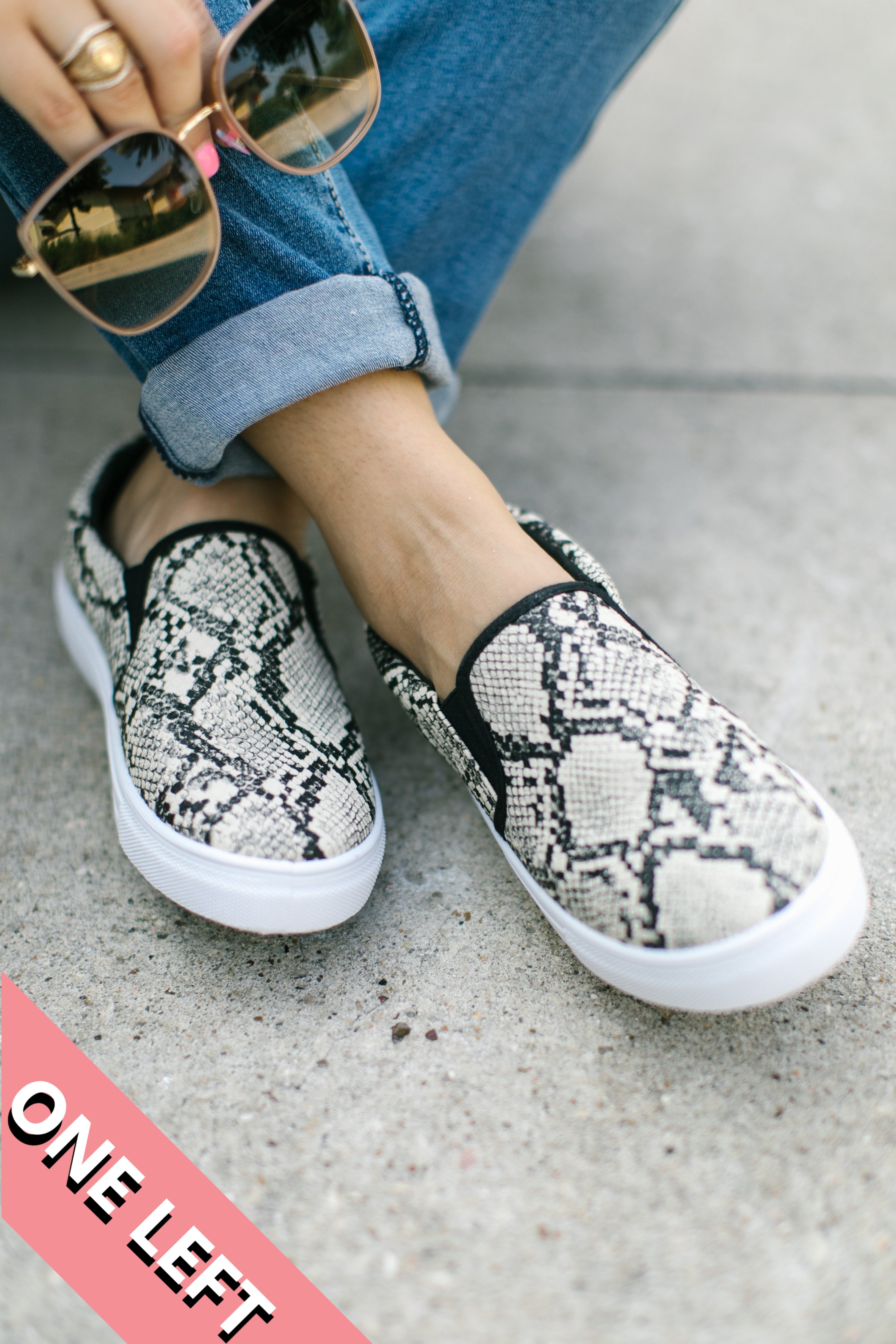 snakeskin sneakers