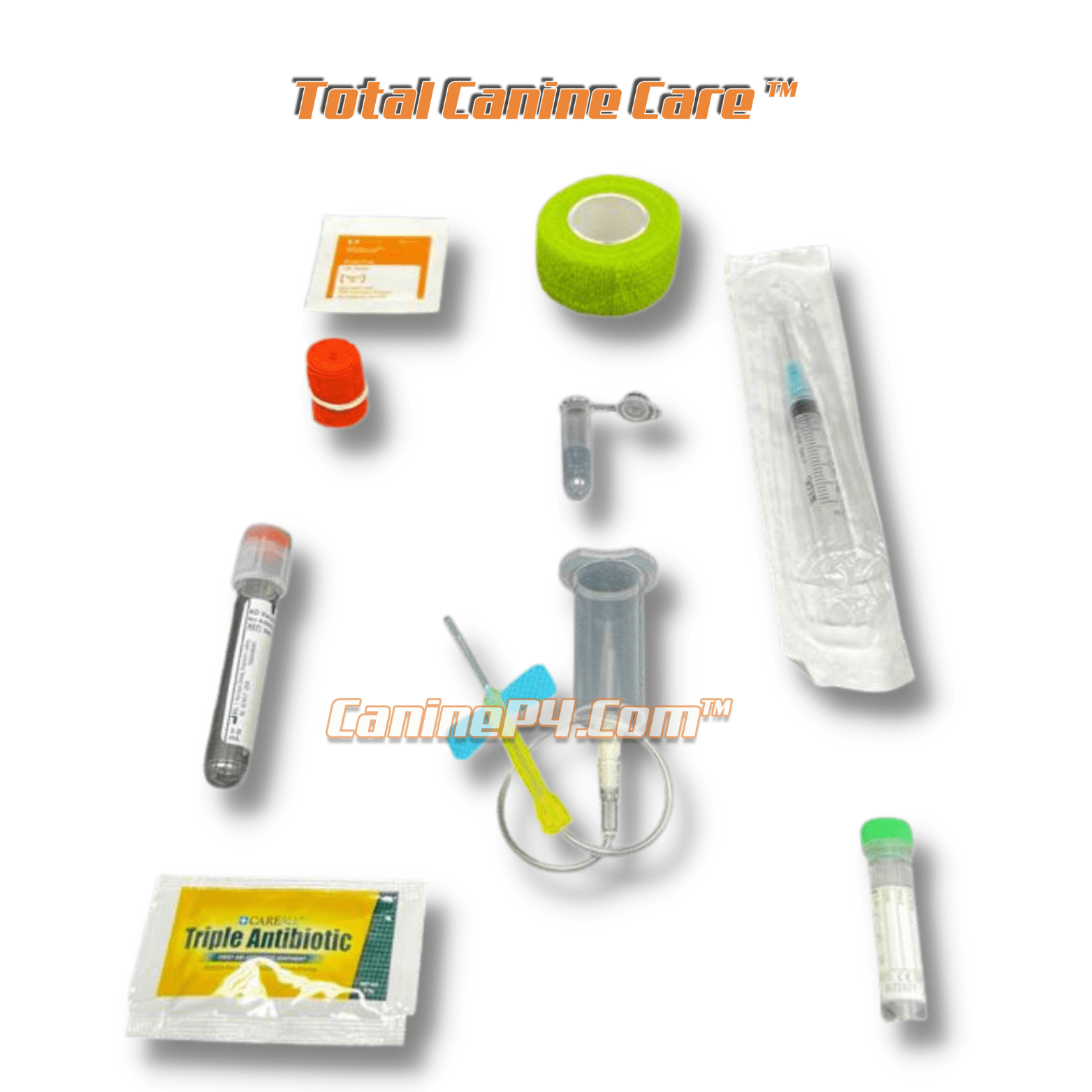 Total Canine Blood Draw Kit Butterfly Needle and Vacutainer Kit