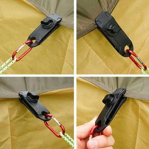 bungee cord attachment clamps