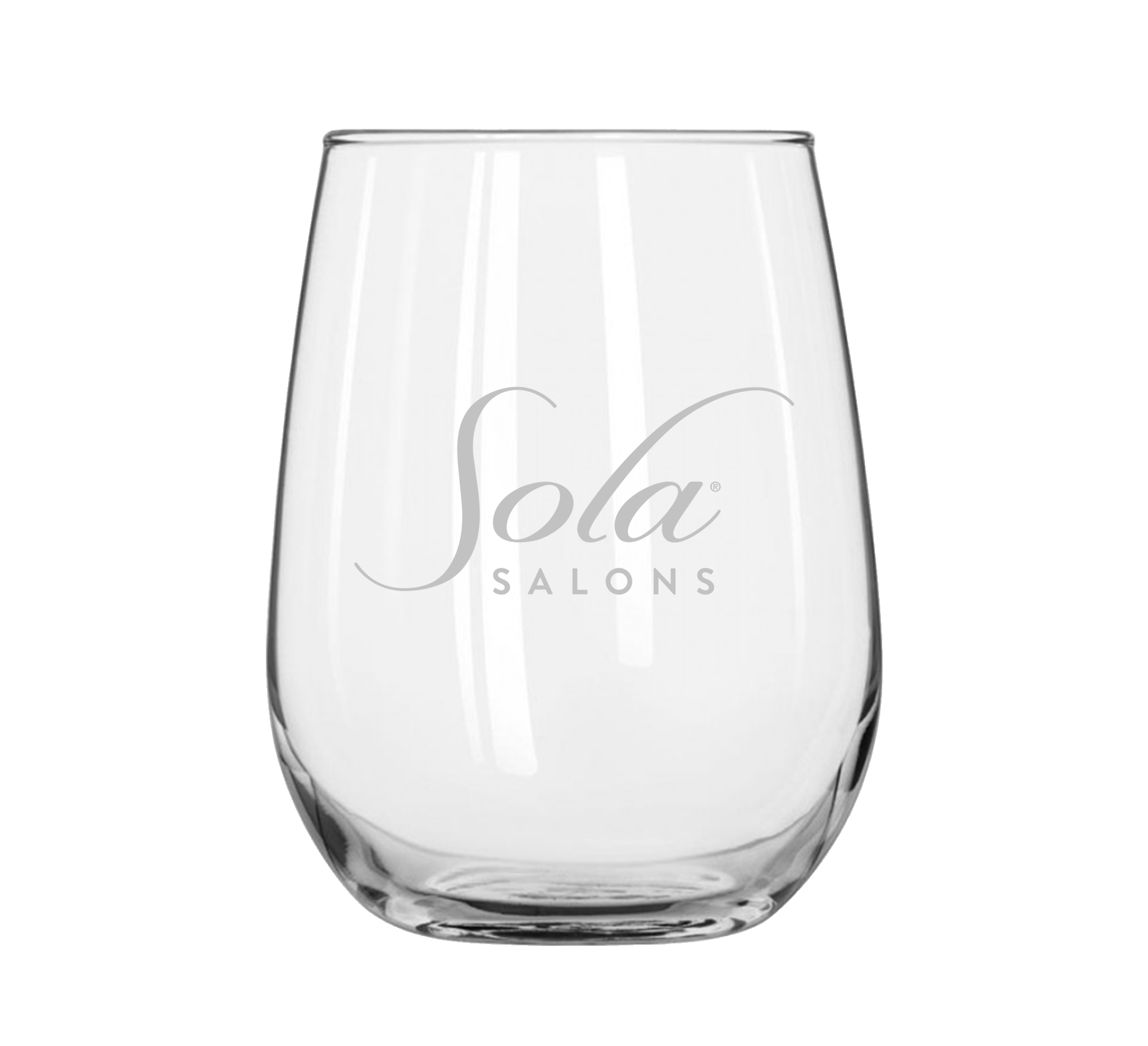 Sola Laser Etched Wine Glass - The Sola Store product image