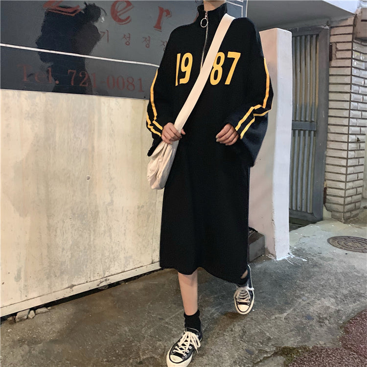 L1436 Sweat One Piece Retro Future 韓国ストリートファッションブランド Retro Future レトロフューチャー