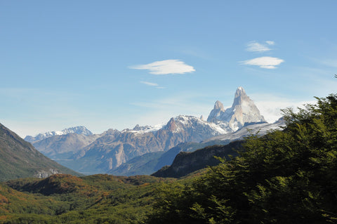 Chile pataognian forest cycling route