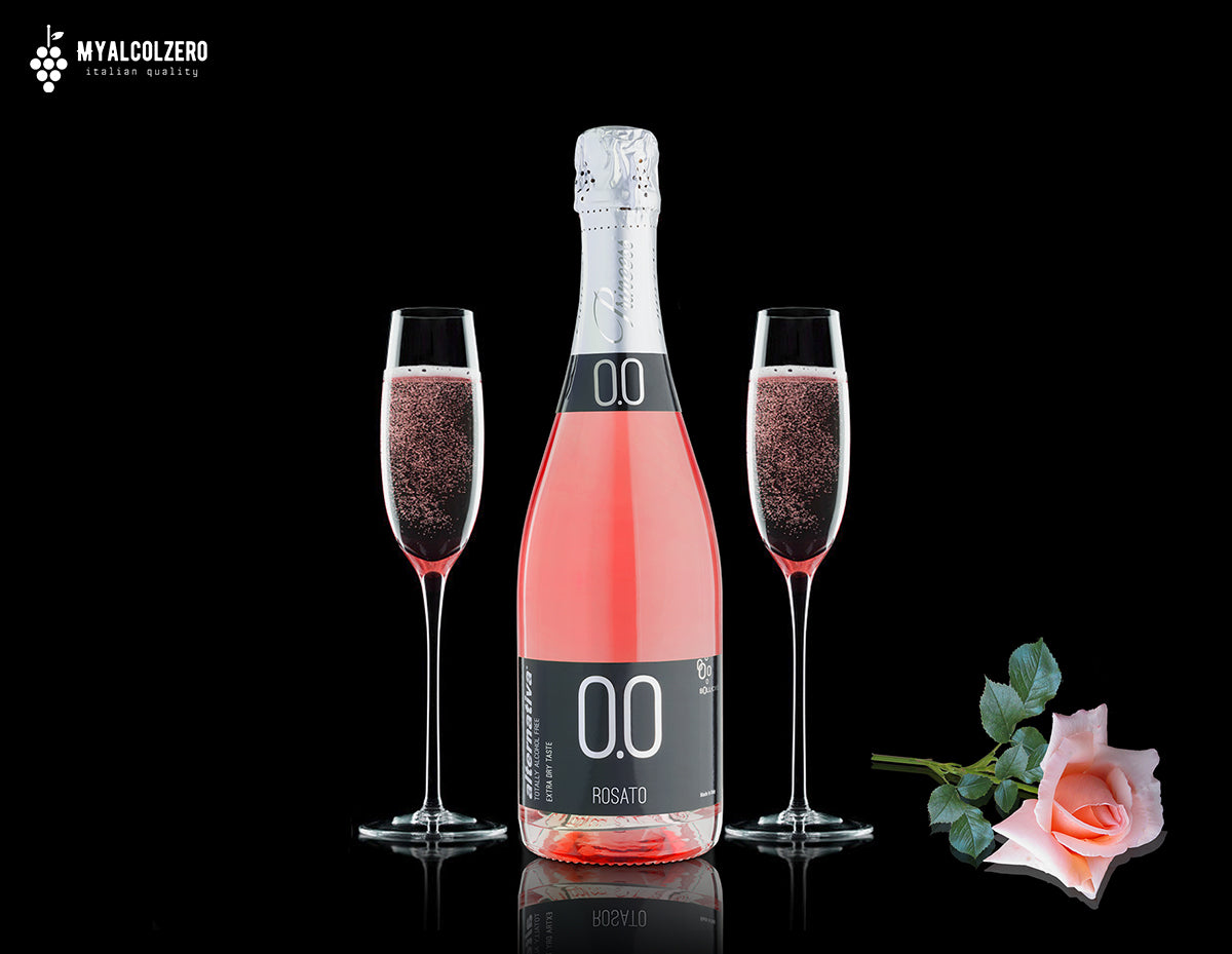 alkoholfreier Rosé Sekt