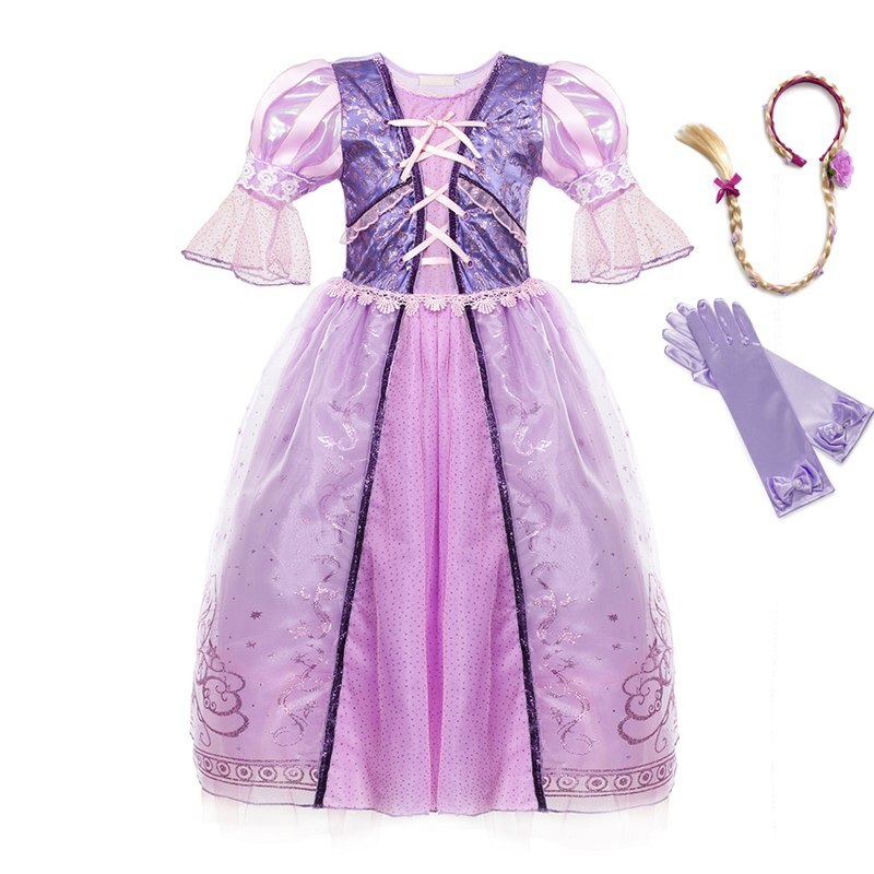 roupa de princesa rapunzel