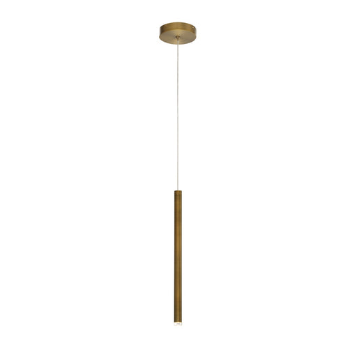 Eurofase 34165-027 Navada Medium 1 Light Pendant Antique Brass