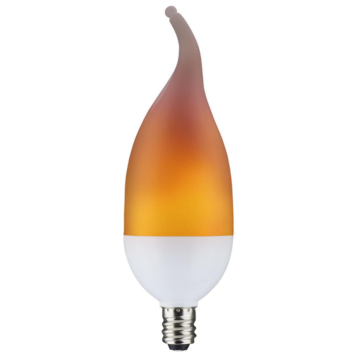 satco flame bulb