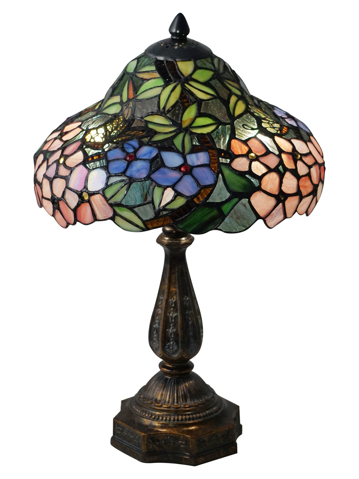 dale tiffany floral table lamp