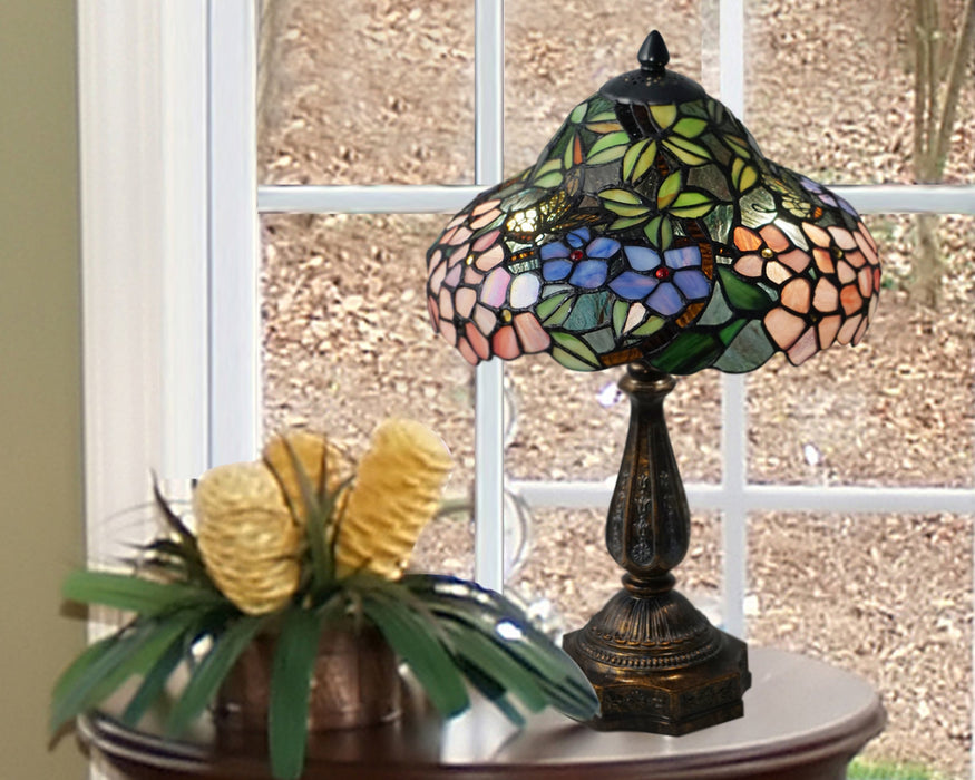 dale tiffany floral table lamp