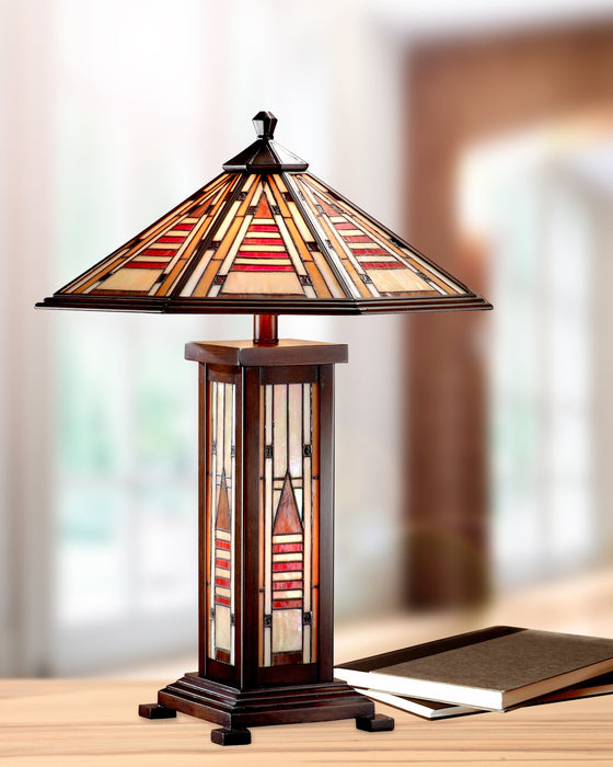 dale tiffany mission lamp