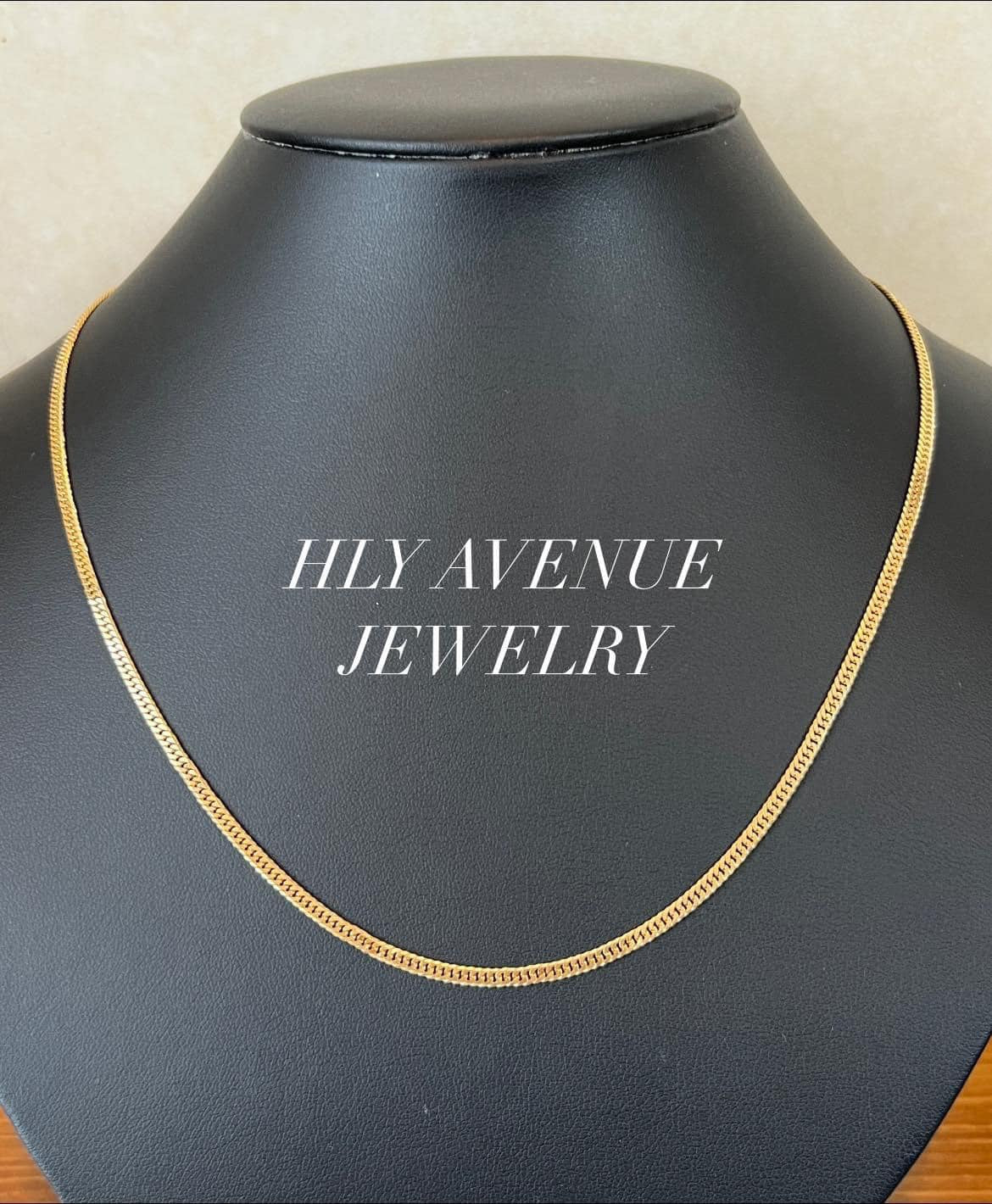 18K Japan Gold 6 Double Cut Kihei Necklace 50CM – HLY Avenue Jewelry