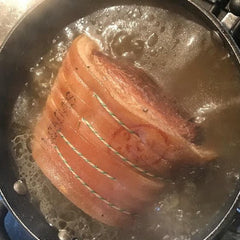 cooking the ham