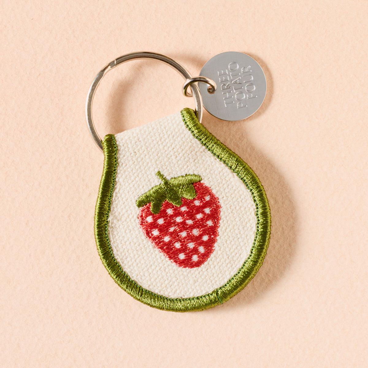 Strawberry Patch Keychain