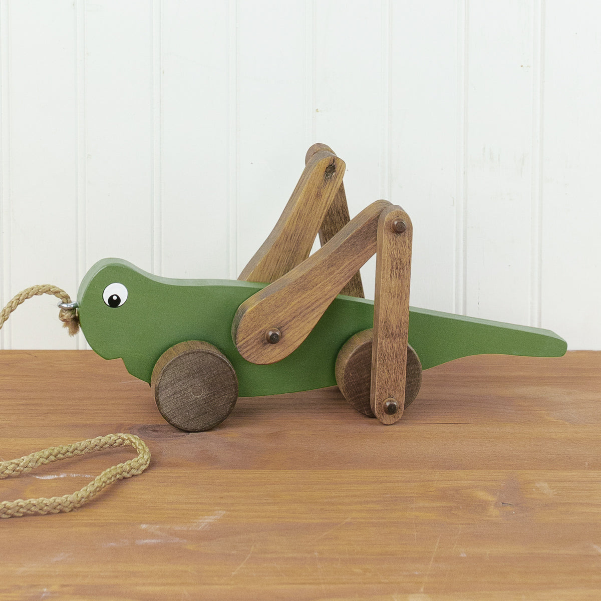 grasshopper pull toy