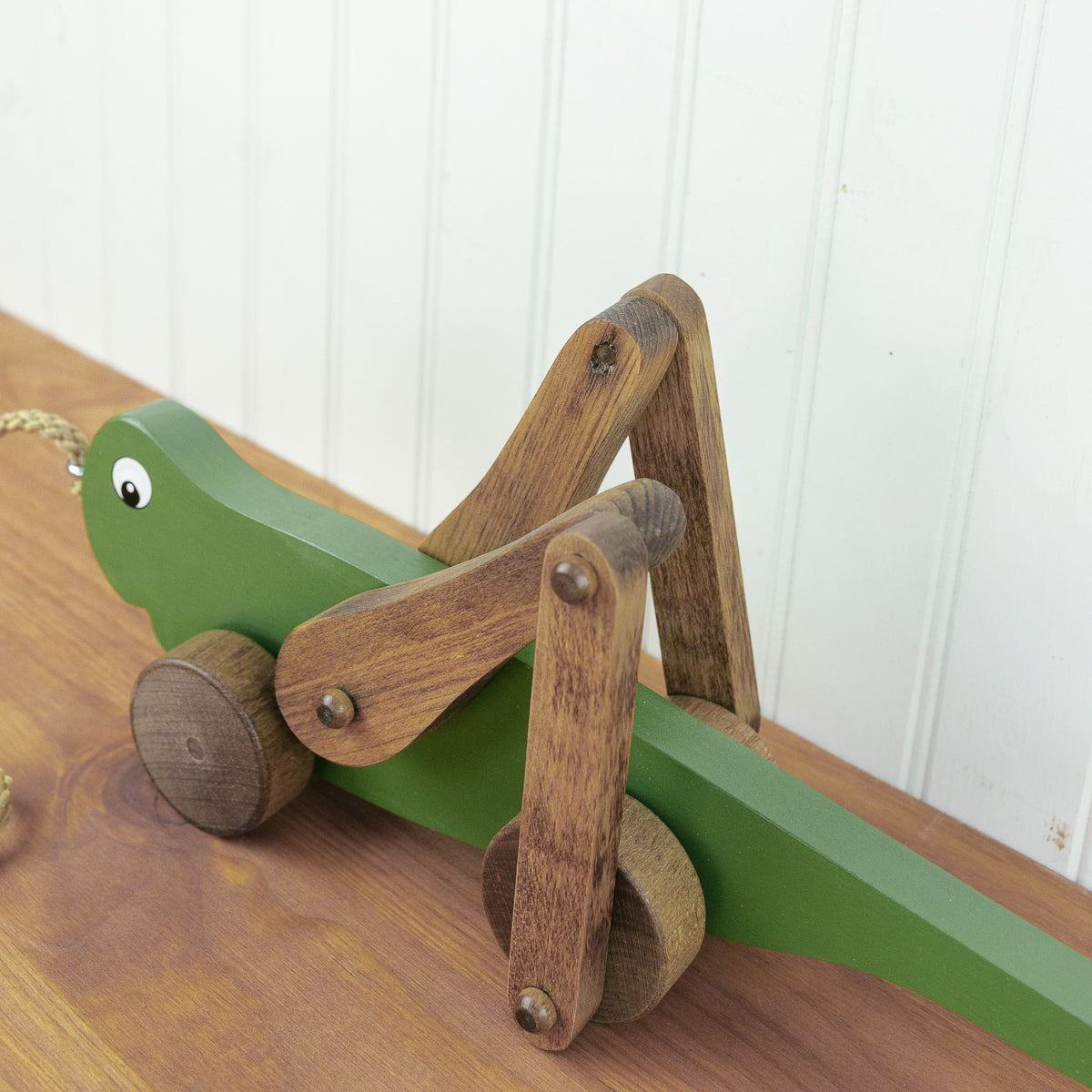 Grasshopper Wooden Pull Toy - Our State Store