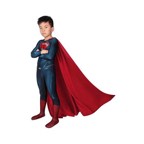 Superman Man of Steel Superman Clark Kent (FOR Kid) | Cosplay Costume S