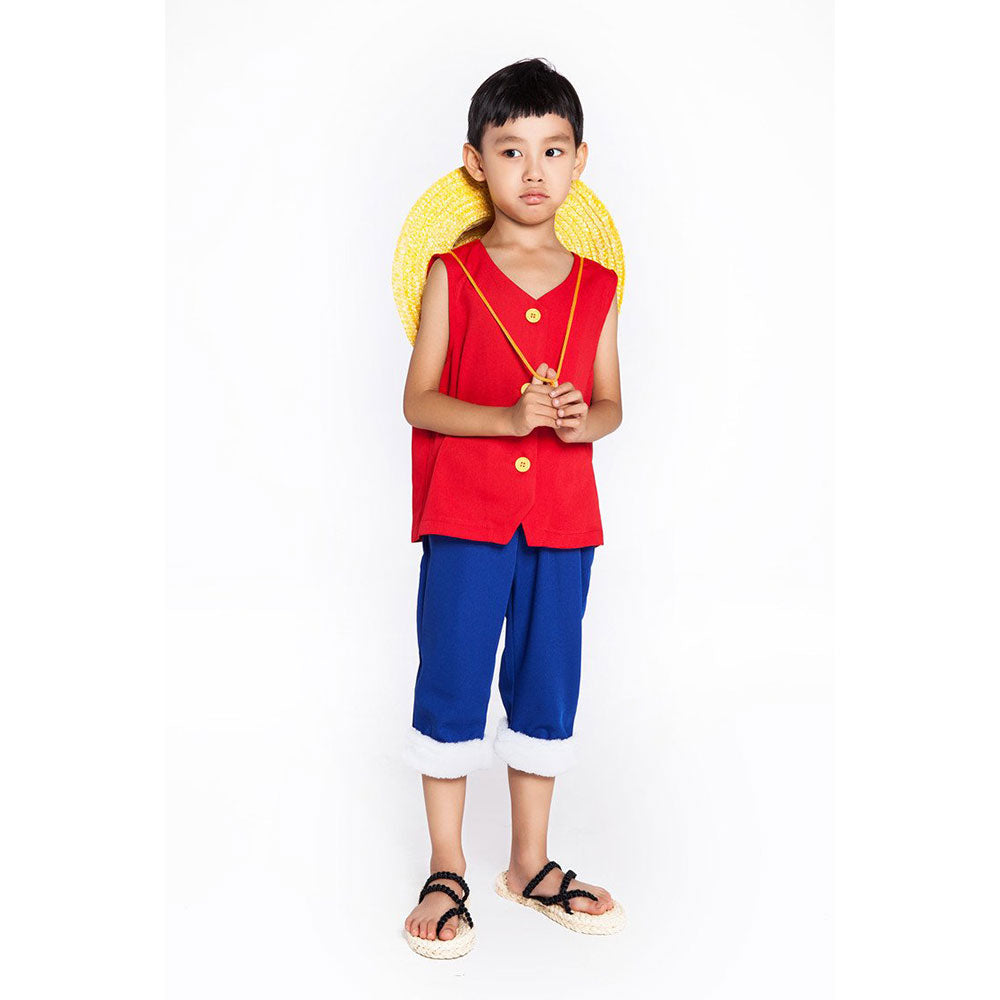 Monkey D. Luffy Cosplay Costumes Anime One Piece Role Play Uniform