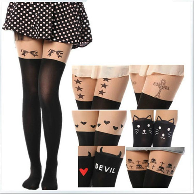 Anilv Womens High Thigh Anime Cosplay Over Knee Leather Stockings Socks ▻   ▻ Free Shipping ▻ Up to 70% OFF