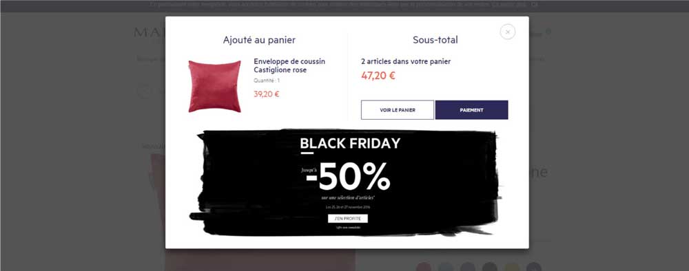 Bannière Black Friday