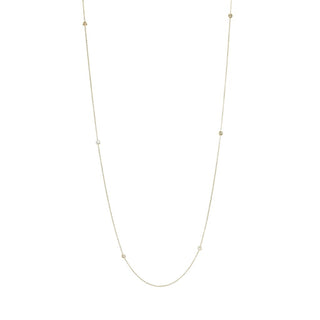 Leah Alexandra Fine Shimmer 3 Layer Necklace 10k Yellow Gold