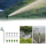 19.6FT/30FT/50FT Outdoor Misting Cooling System Garden Water Mister Nozzles Set