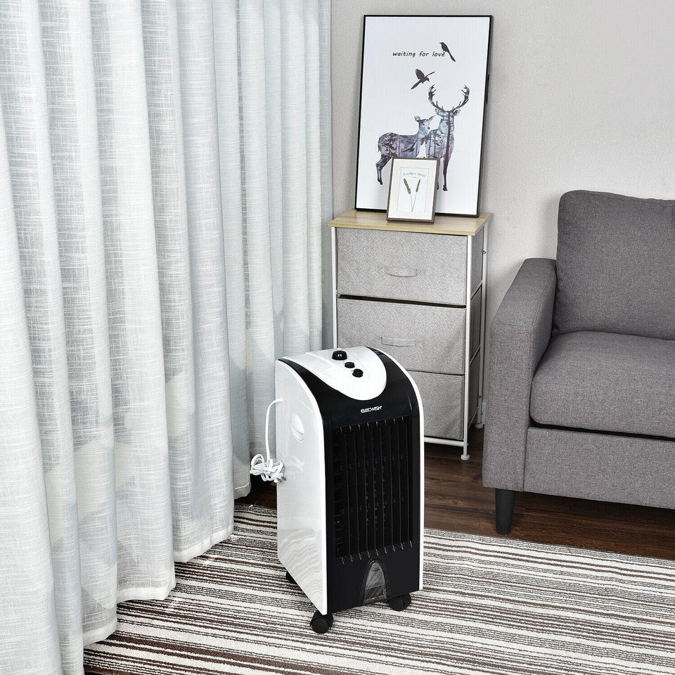 4L Mini Portable Air Fan Cooler Cooling Fan Evaporative Humidifier Remote Home
