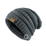 Women's Men Knit Slouchy Baggy Beanie Oversize Winter Hat Ski Fleece Slouchy Cap