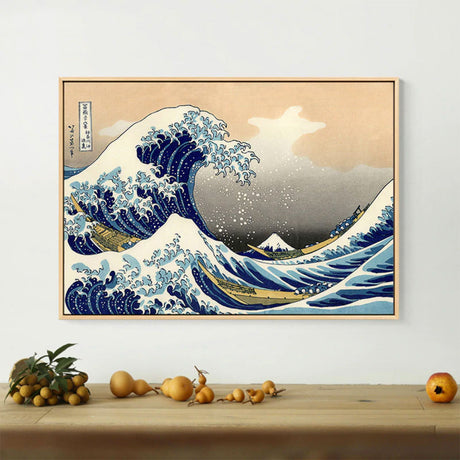 Estampe japonaise, La Grande Vague de Kanagawa, HOKUSAI