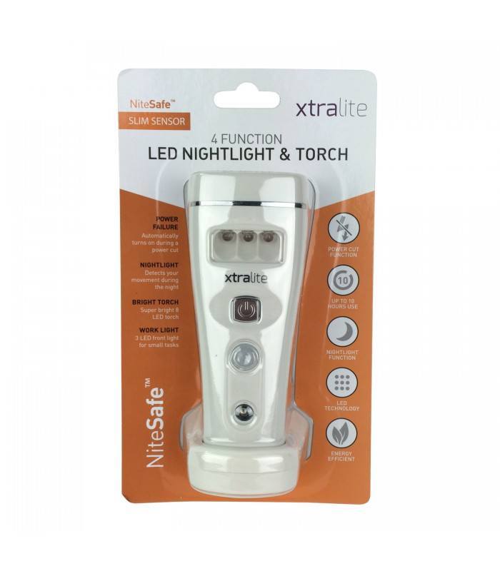 xtralite night light and torch led motion sensor